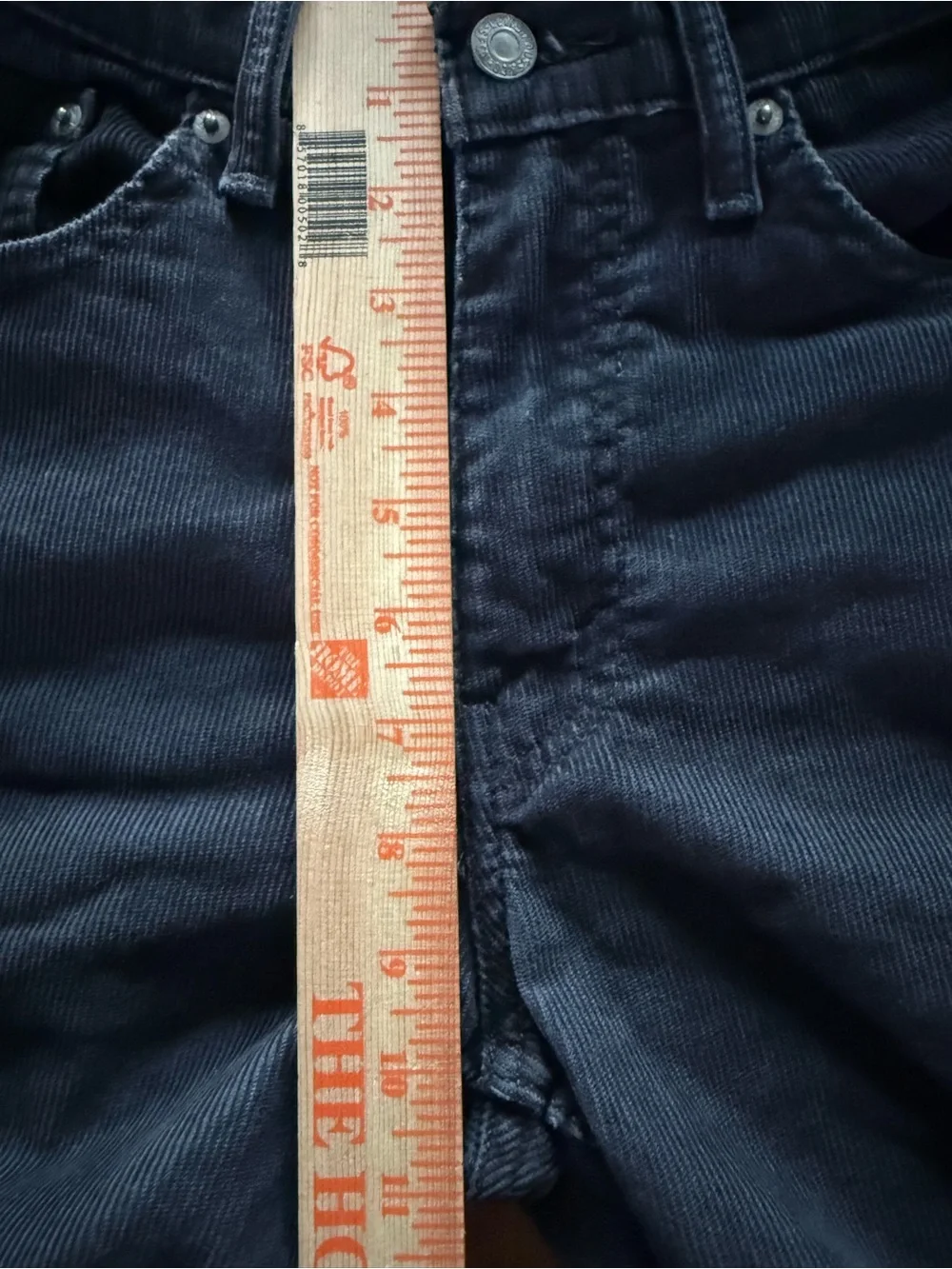 Levi’s 514 Straight Fit Corduroy Pants Mens 32x30 Black 5 Pocket Casual Jeans